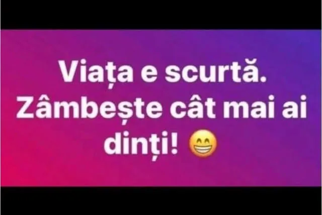 Viața e scurtă...