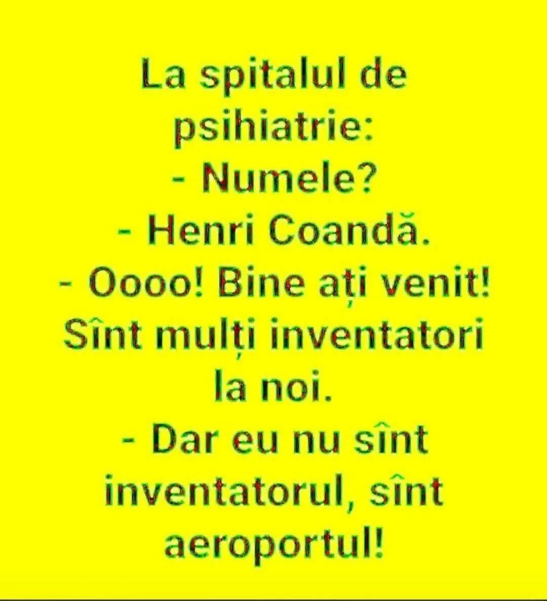 La spitalul de psihiatrie...