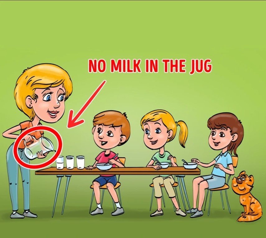 fejtoro-mi-a-hiba | Marie Claire Breakfast scene puzzle with the revealed mistake