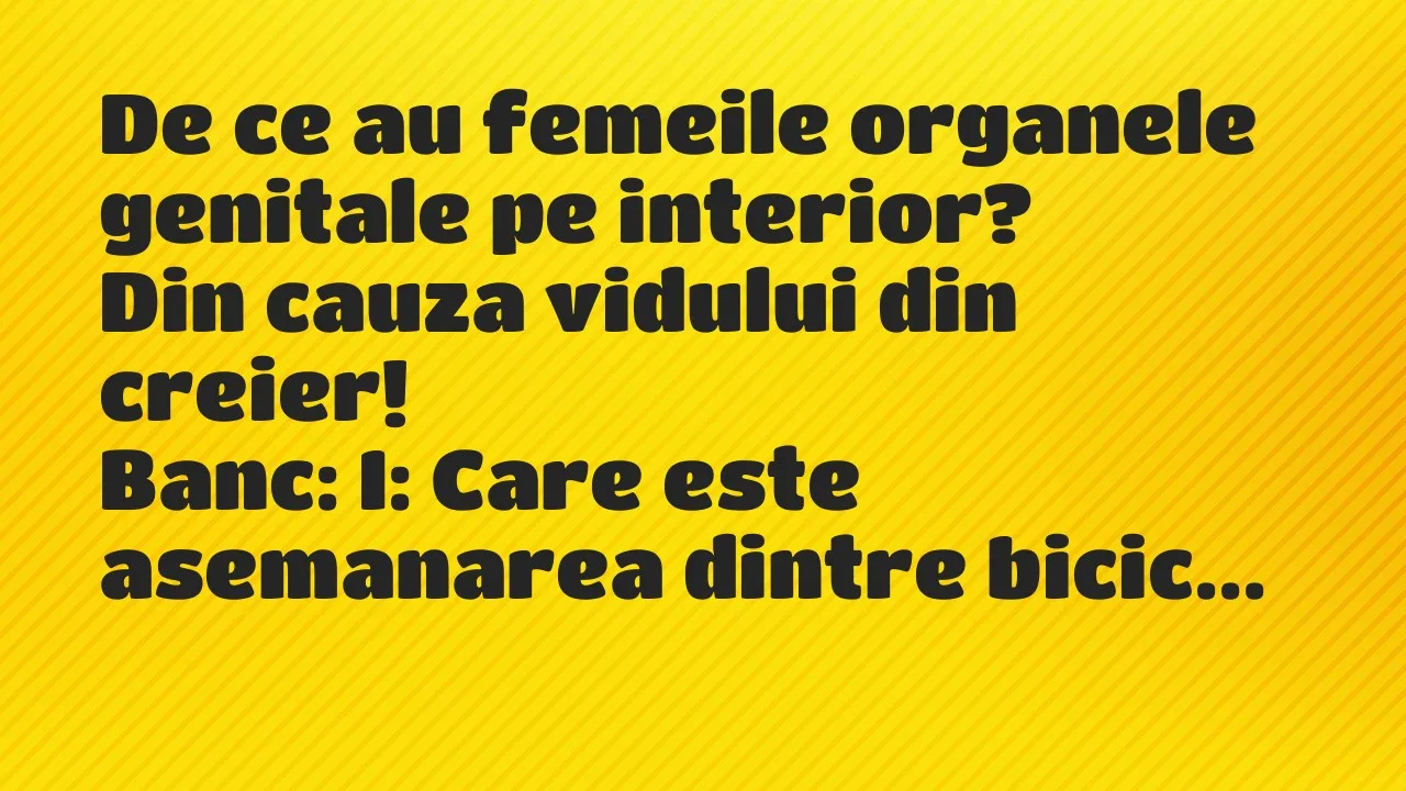 Banc: De ce au femeile organele genitale pe interior?