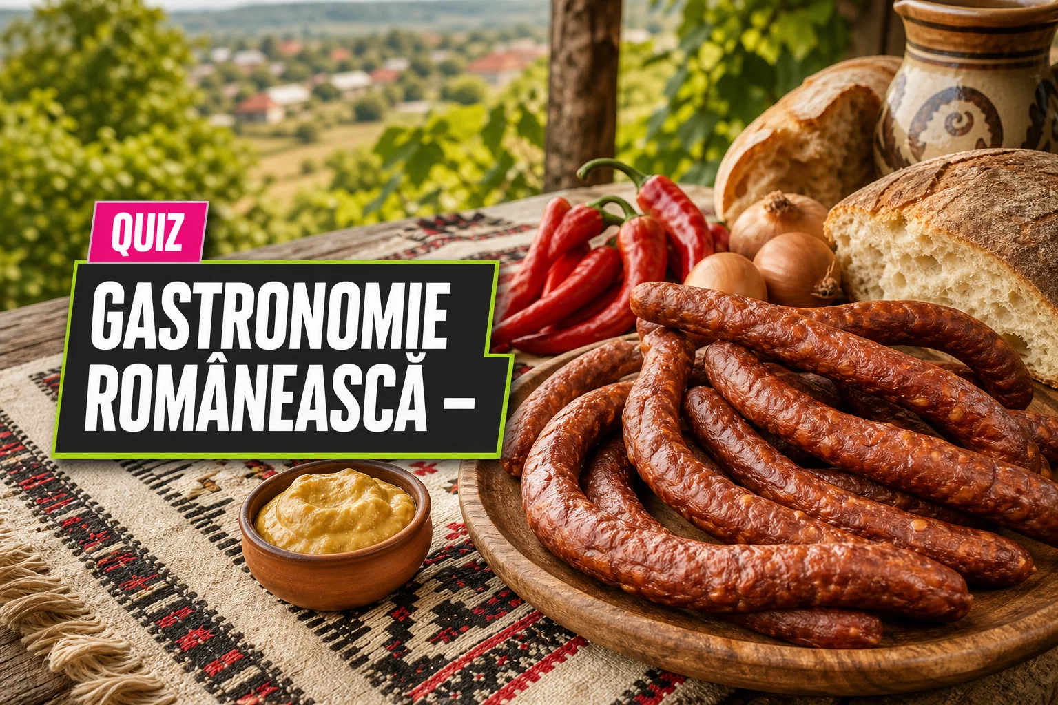 Gastronomie românească – quiz: recunoști detaliul care face rețeta și faci 7/10?