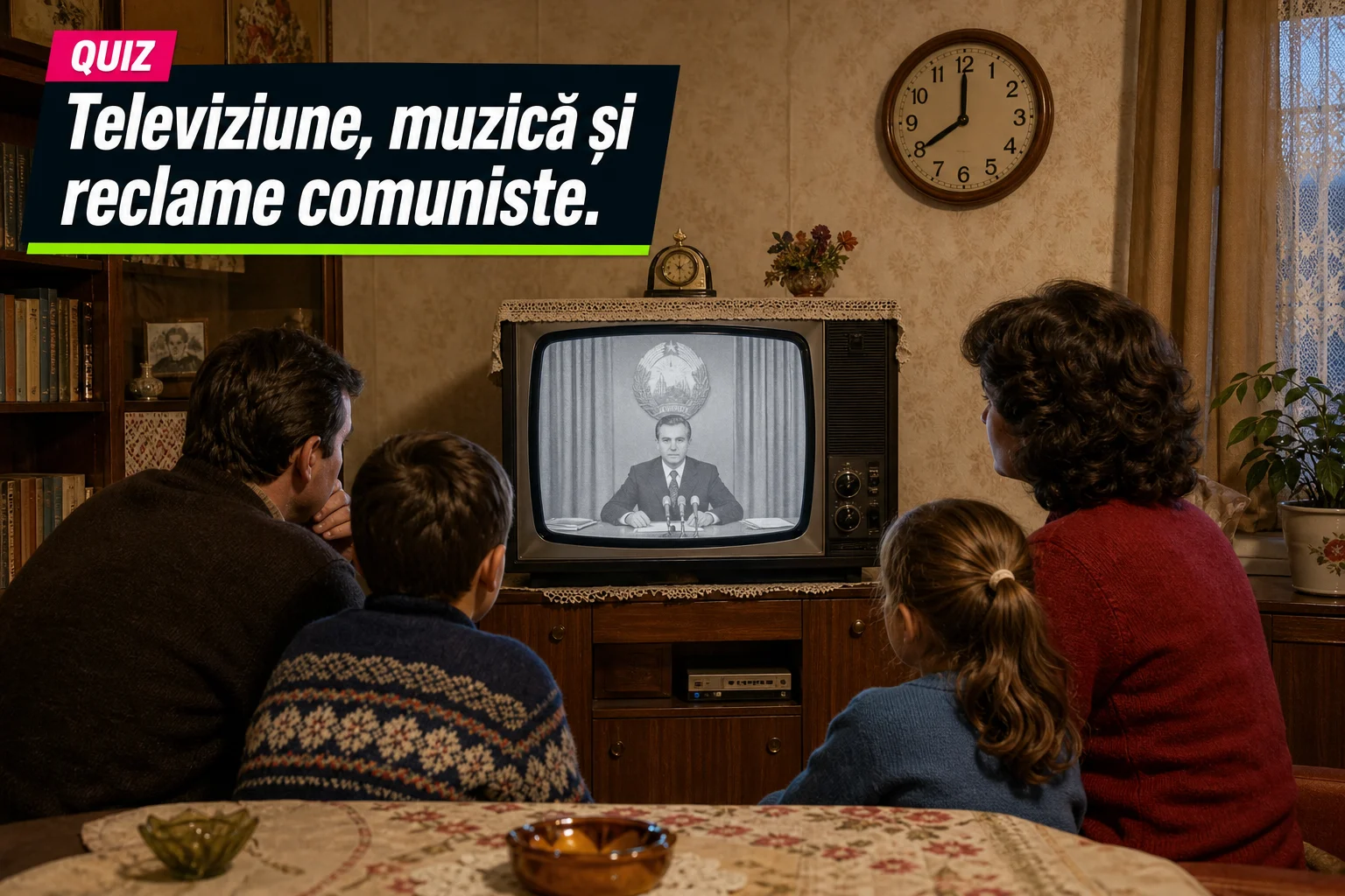 Quiz: doar cei mai buni recunosc ce intra pe post în România comunistă