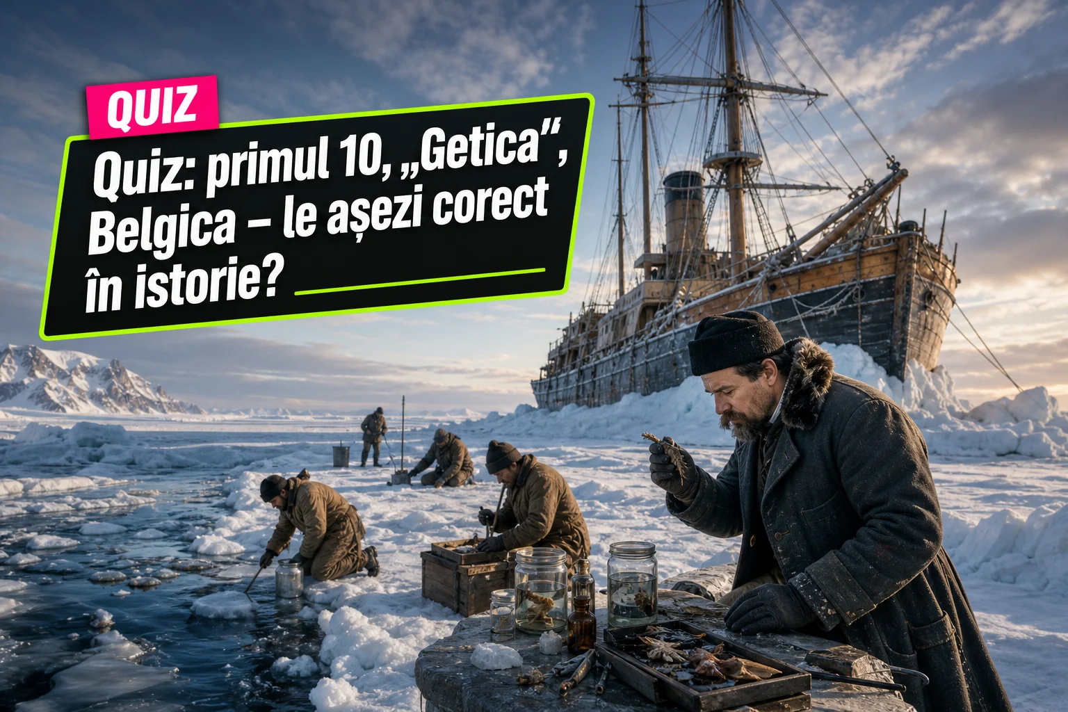 Quiz: primul 10, „Getica”, Belgica – le așezi corect în istorie?