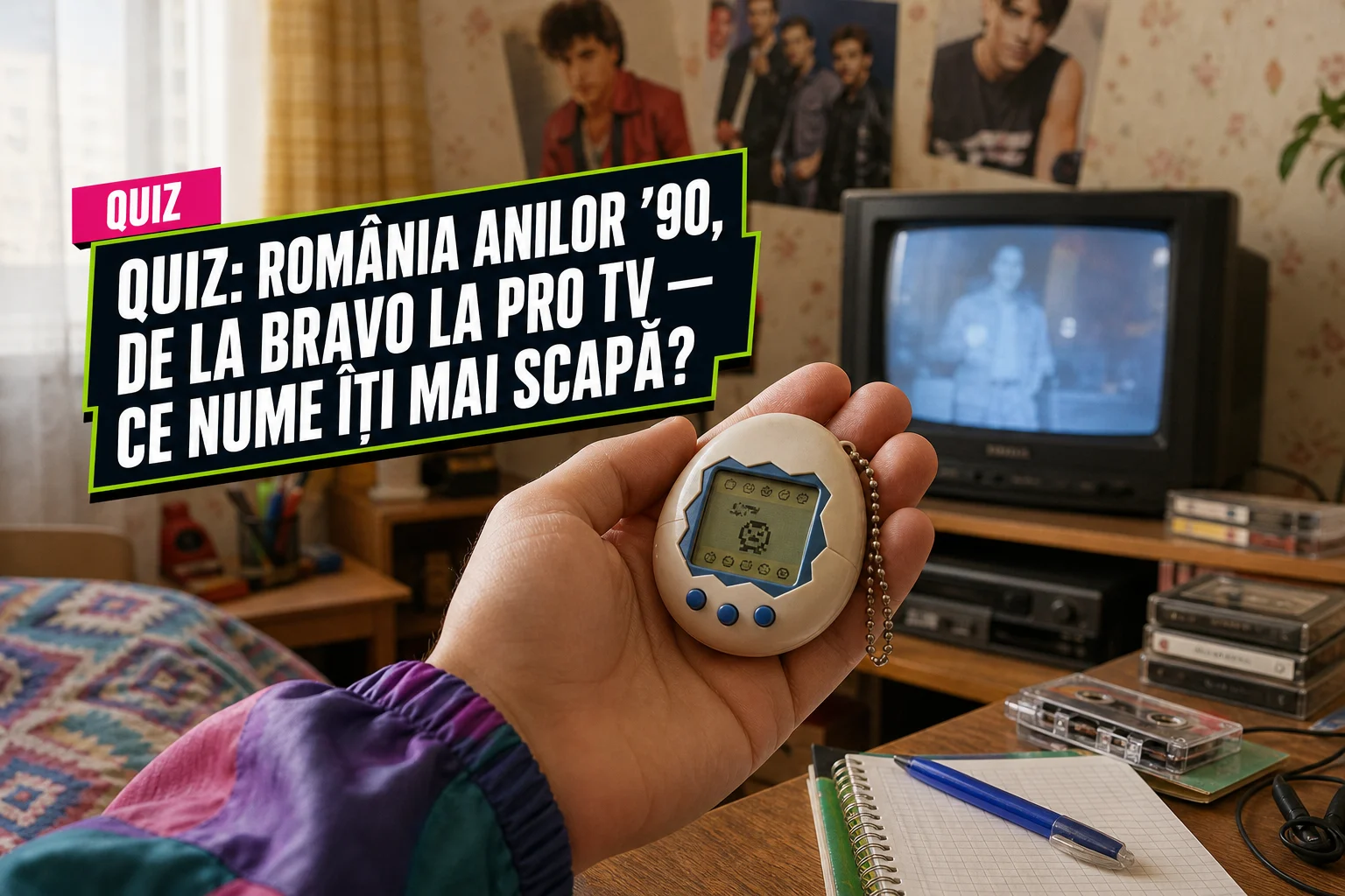 Quiz: România anilor ’90, de la Bravo la Pro TV — ce nume îți mai scapă?