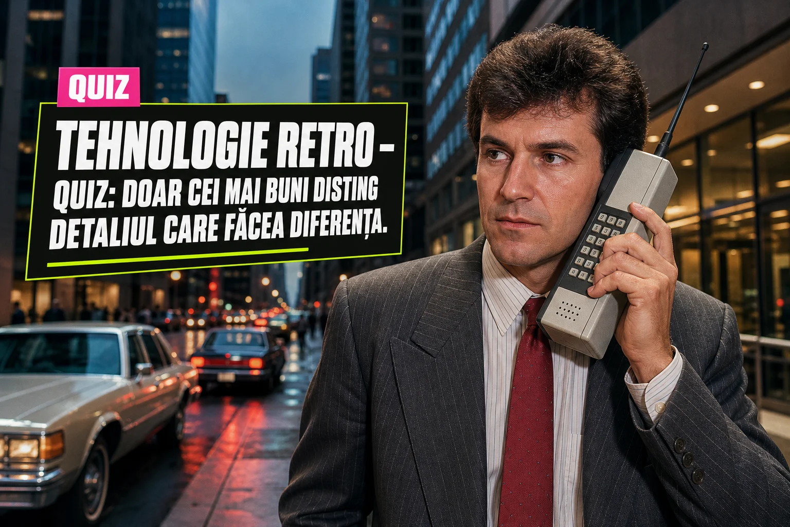 Tehnologie retro – quiz: doar cei mai buni disting detaliul care făcea diferența