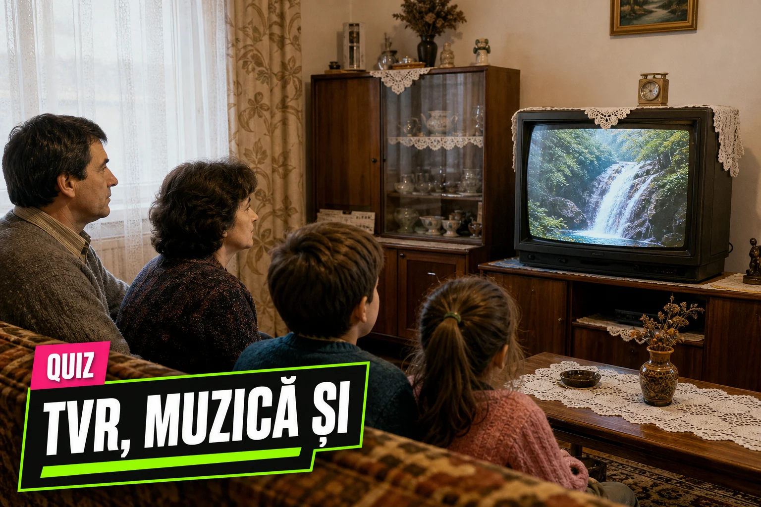 TVR, muzică și reclame – quiz: știi ce ajungea pe post înainte de 1990 ca să faci 10/10?